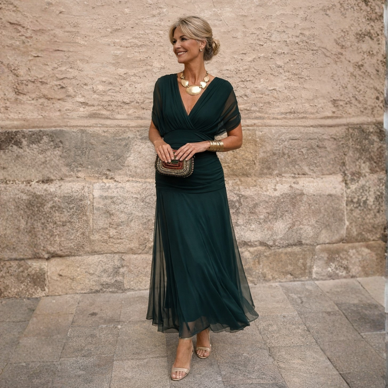 Lidia | Vestido Largo Hombros Descubiertos Corte Sirena
