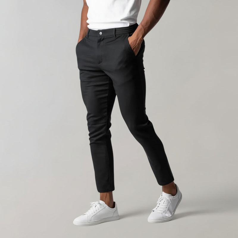 Enrique | Pantalón Chino Cropped Hombre Corte Slim