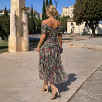 Lidia | Vestido Largo Hombros Descubiertos Corte Sirena