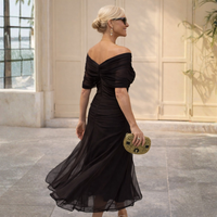 Lidia | Vestido Largo Hombros Descubiertos Corte Sirena