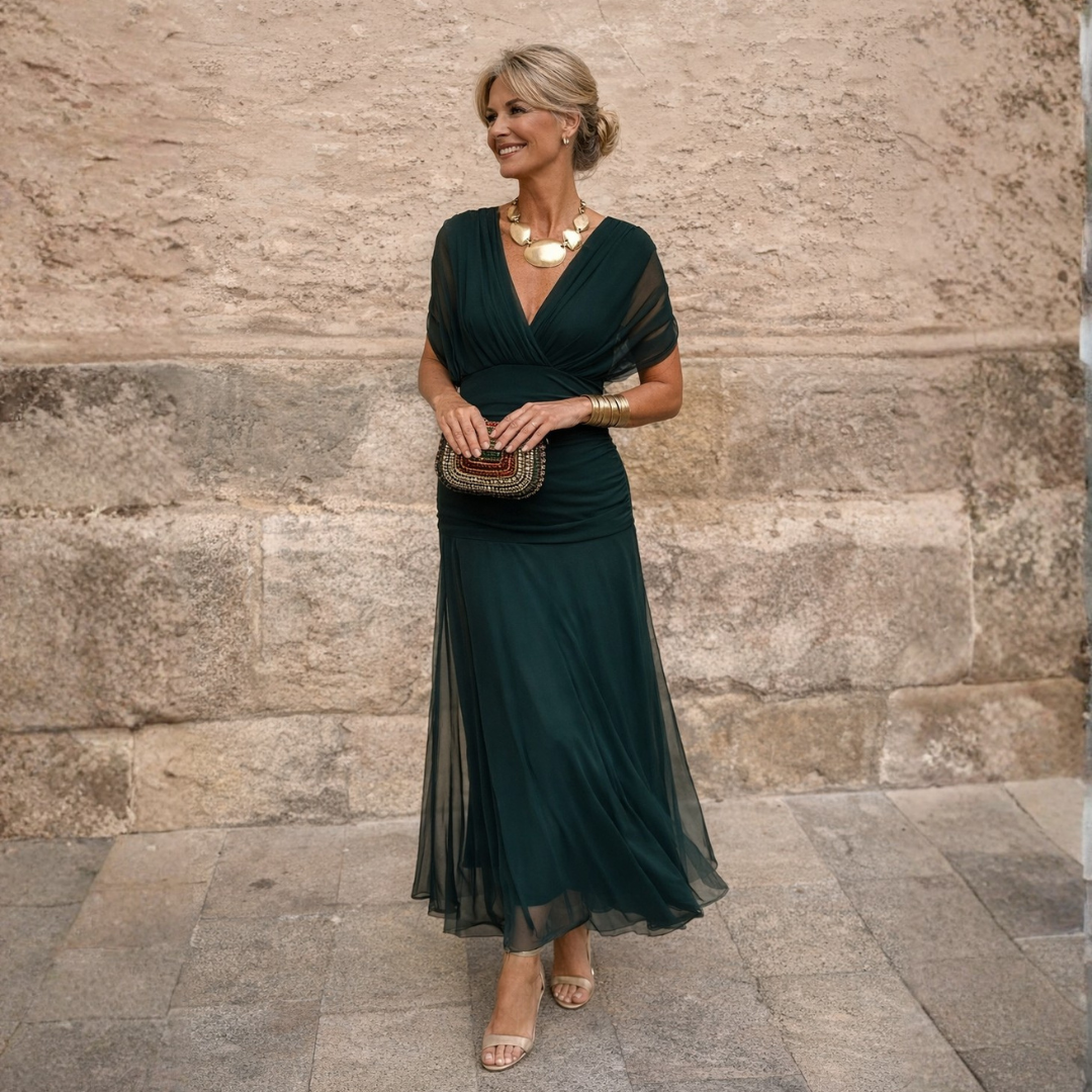 Lidia | Vestido Largo Hombros Descubiertos Corte Sirena