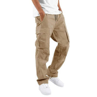 Adrián | Cargo Pants Hombre Bolsillos Laterales Corte Recto