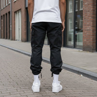 Adrián | Cargo Pants Hombre Bolsillos Laterales Corte Recto