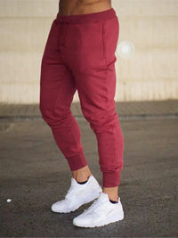Adrián | Pantalón Chándal Slim Fit Hombre Cintura Elástica Cordón