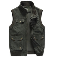 Aitor | Chaleco Militar Multipocket Hombre Cremallera