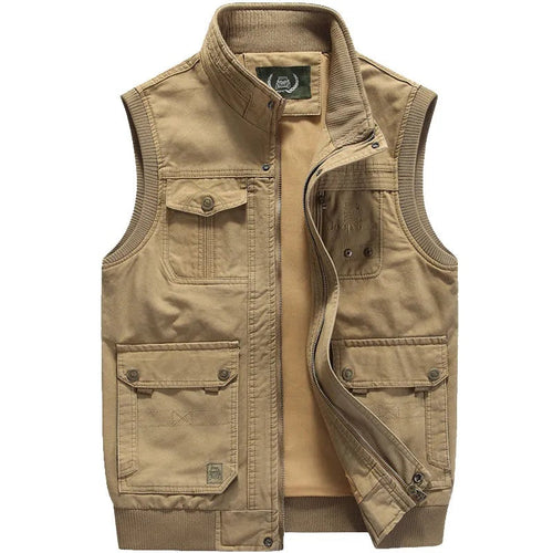 Aitor | Chaleco Militar Multipocket Hombre Cremallera