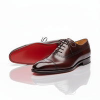 Álvaro | Zapatos Oxford Brogue de Cuero Hombre Suela Roja