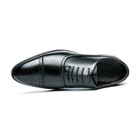 Álvaro | Zapatos Oxford Brogue de Cuero Hombre Suela Roja