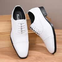 Álvaro | Zapatos Oxford de Cuero Hombre Cordones Punta Cuadrada
