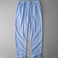 Andrés | Pantalón de Lino Hombre Cintura Elástica Cordón Pierna Ancha