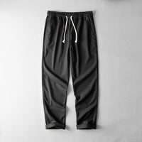 Andrés | Pantalón de Lino Hombre Cintura Elástica Cordón Pierna Ancha