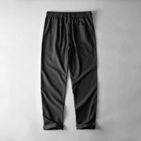 Andrés | Pantalón de Lino Hombre Cintura Elástica Cordón Pierna Ancha