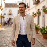 Arturo | Blazer Americana Ligera Hombre Corte Entallado