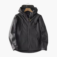 Asier | Chaqueta Softshell Hombre con Capucha Táctica Multipocket