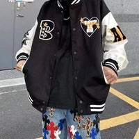 Biel | Varsity Jacket Hombre Bordado Oversize