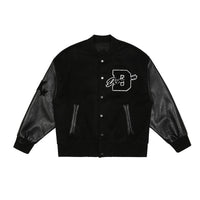 Biel | Varsity Jacket Hombre Bordado Oversize