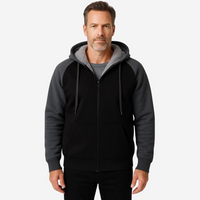 Borja | Sudadera con Cremallera Hombre Forro Sherpa con Capucha