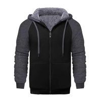 Borja | Sudadera con Cremallera Hombre Forro Sherpa con Capucha