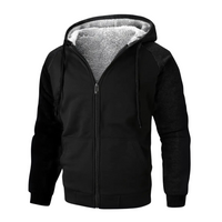 Borja | Sudadera con Cremallera Hombre Forro Sherpa con Capucha