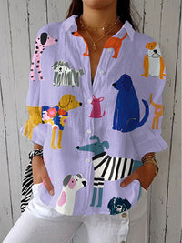 Consuelo | Blusa Tropical de Verano Estampada Mujer Escote V