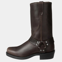 Darío | Botas Cowboy Hombre Piel Caña Alta Hebilla