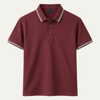 Emilio | Polo de Algodón de Manga Corta Hombre Cuello Contraste