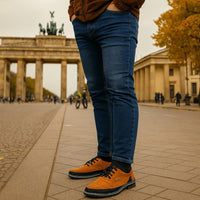 Enrique | Blucher de Ante Casual Hombre Cordones