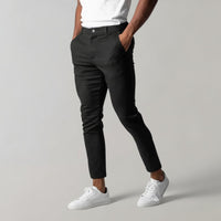 Enrique | Pantalón Chino Cropped Hombre Corte Slim
