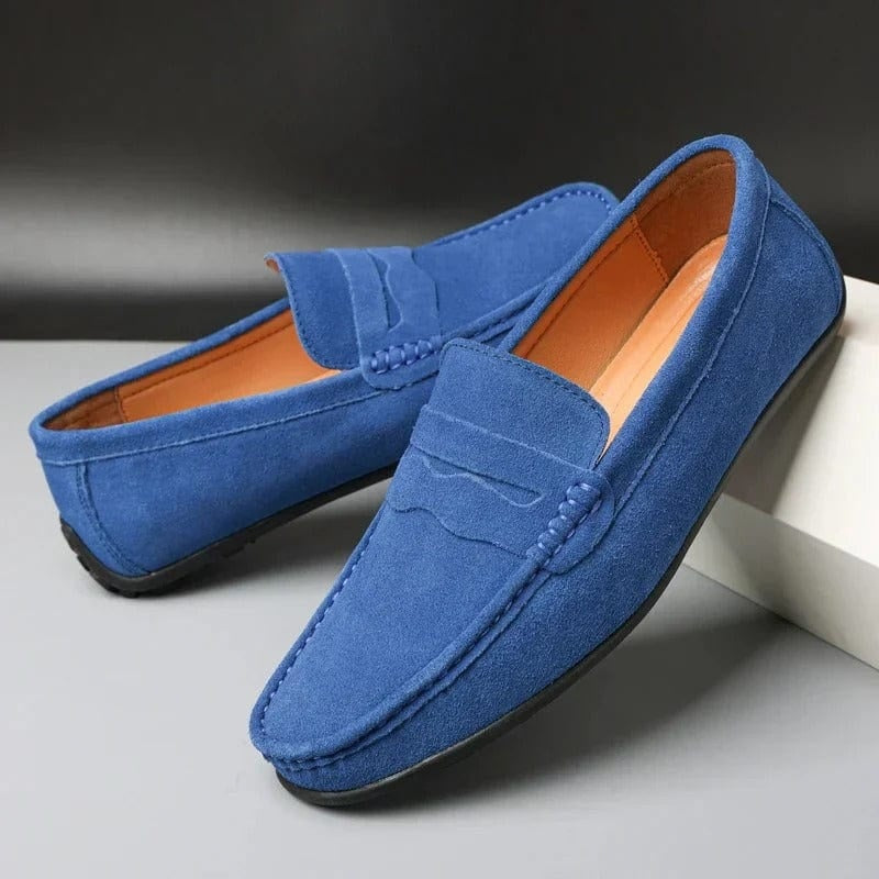Ernesto | Mocasines de Ante Hombre Suela Goma