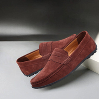 Ernesto | Mocasines de Ante Hombre Suela Goma