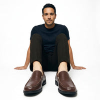Ernesto | Mocasines de Cuero Slip-On Hombre Suela Antideslizante