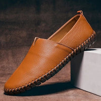 Ernesto | Sneakers de Cuero Slip-On Hombre Costuras Artesanales
