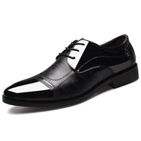 Ernesto | Zapatos Oxford de Charol Hombre Puntera Bicolor