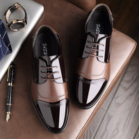 Ernesto | Zapatos Oxford de Charol Hombre Puntera Bicolor