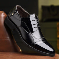 Ernesto | Zapatos Oxford de Charol Hombre Puntera Bicolor