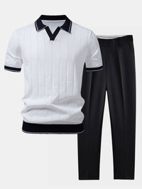 Felipe | Conjunto Polo de Punto Hombre Pantalón de Vestir