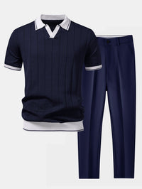 Felipe | Conjunto Polo de Punto Hombre Pantalón de Vestir