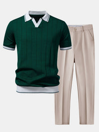 Felipe | Conjunto Polo de Punto Hombre Pantalón de Vestir