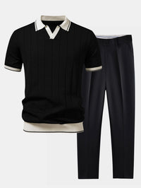 Felipe | Conjunto Polo de Punto Hombre Pantalón de Vestir