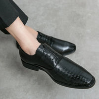 Felipe | Zapatos Oxford de Cuero Hombre Texturizados Cordones