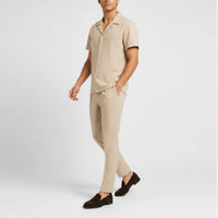 Fernando | Conjunto de Lino Hombre Camisa y Pantalón de Pinzas