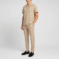 Fernando | Conjunto de Lino Hombre Camisa y Pantalón de Pinzas