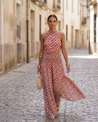 Julia | Conjunto Dos Piezas Cuello Halter