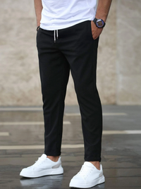 Gonzalo | Pantalón Chino Slim Fit Hombre Cintura Elástica Cordón