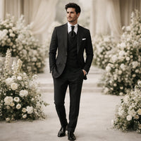 Gonzalo | Traje de Novio de 3 Piezas Hombre Slim Fit Chaleco