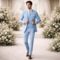 Gonzalo | Traje de Novio de 3 Piezas Hombre Slim Fit Chaleco