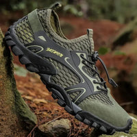 Gonzalo | Zapatillas de Senderismo Barefoot Hombre Malla Transpirable
