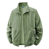 Hugo | Chaqueta Cortavientos Ligera Hombre Cuello Alto Cremallera