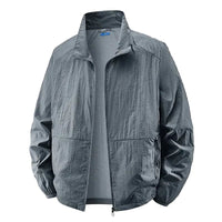 Hugo | Chaqueta Cortavientos Ligera Hombre Cuello Alto Cremallera