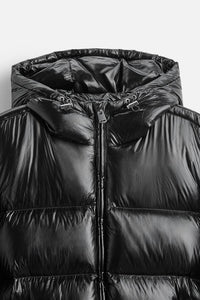 Hugo | Chaqueta de Plumas Hombre con Capucha Puffer